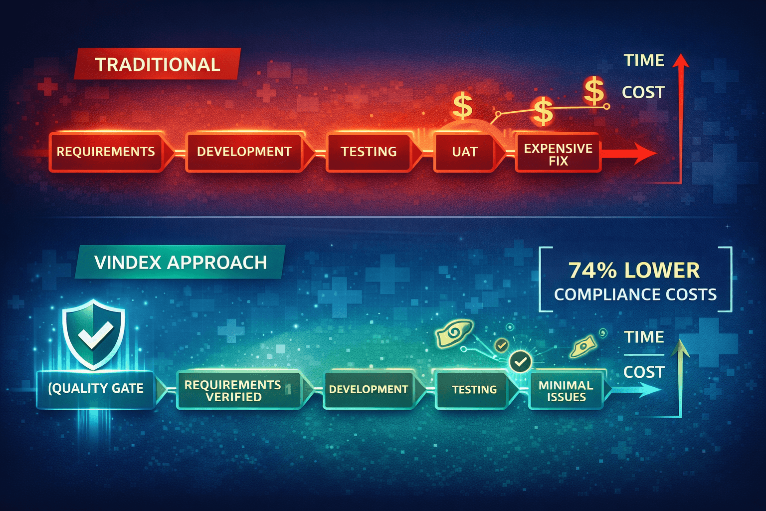Recovered engineering time and cost after reducing requirements-related rework